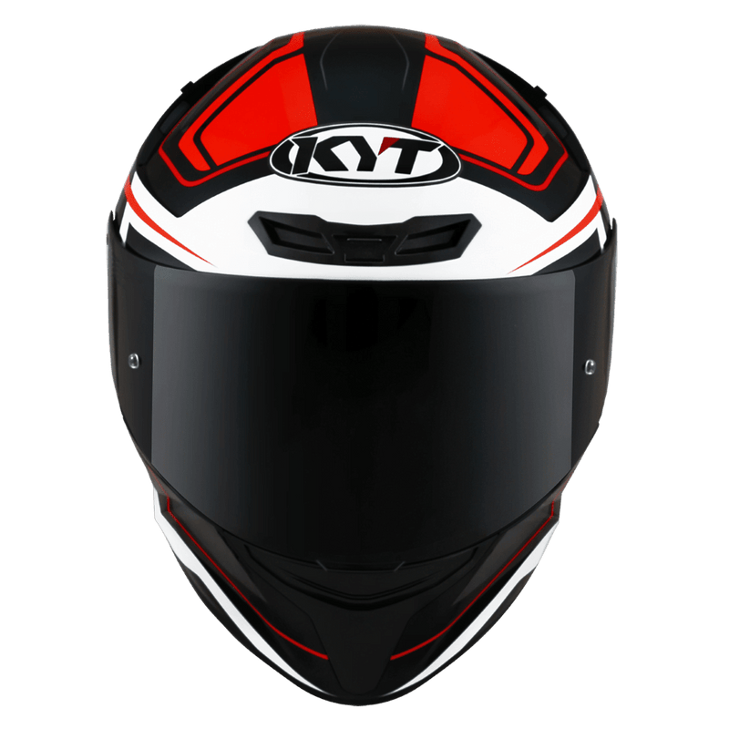 CASCO KYT TT-COURSE OVERTECH BLACK/ORANGE