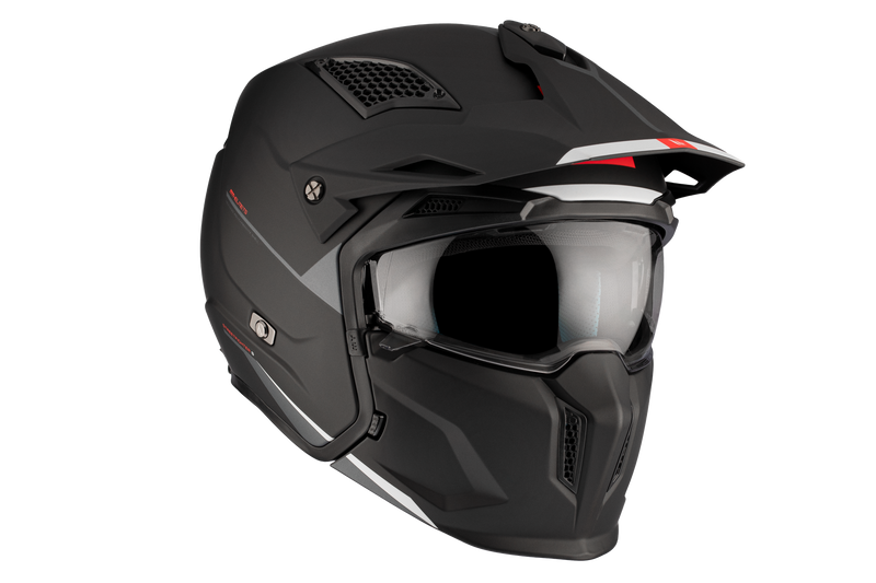CASCO MT STREETFIGHTER S SV SOLID A1 NEGRO MATE