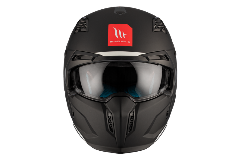 CASCO MT STREETFIGHTER S SV SOLID A1 NEGRO MATE