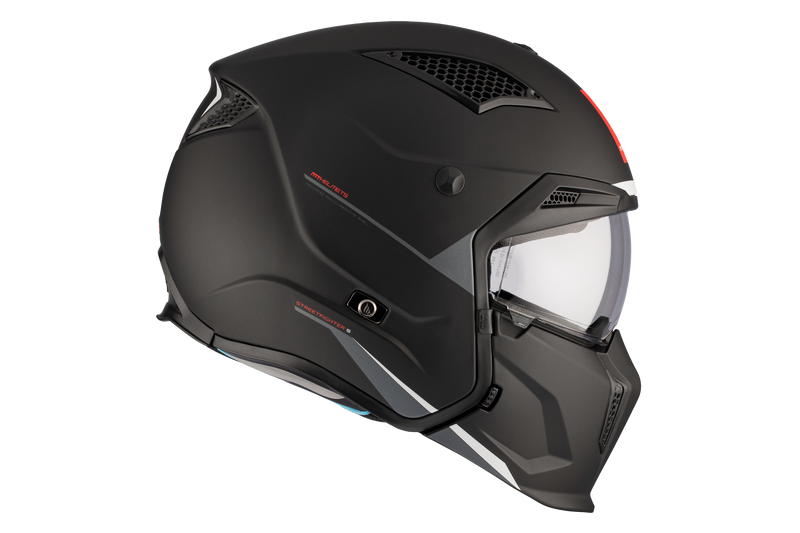 CASCO MT STREETFIGHTER S SV SOLID A1 NEGRO MATE