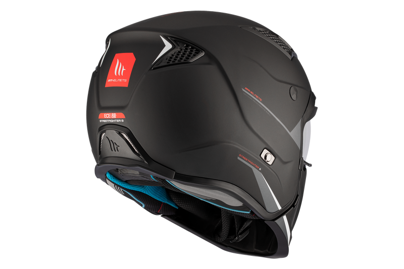 CASCO MT STREETFIGHTER S SV SOLID A1 NEGRO MATE