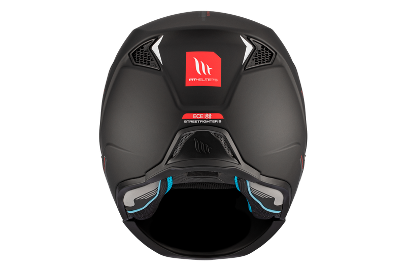 CASCO MT STREETFIGHTER S SV SOLID A1 NEGRO MATE