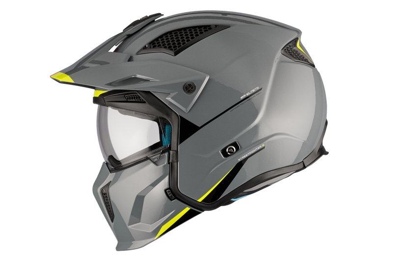 CASCO MT STREETFIGHTER S SV SOLID A22 GRIS BRILLO