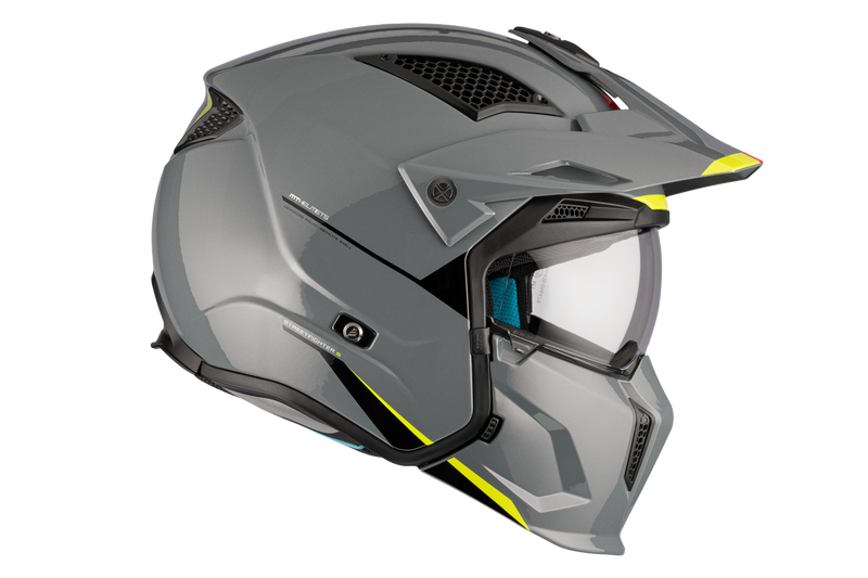CASCO MT STREETFIGHTER S SV SOLID A22 GRIS BRILLO