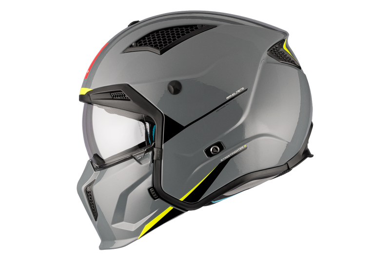 CASCO MT STREETFIGHTER S SV SOLID A22 GRIS BRILLO