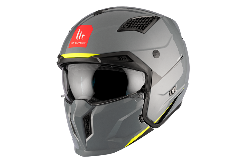 CASCO MT STREETFIGHTER S SV SOLID A22 GRIS BRILLO