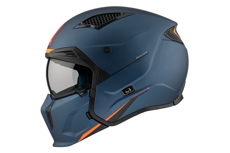 CASCO MT STREETFIGHTER S SV SOLID A7 AZUL MATE
