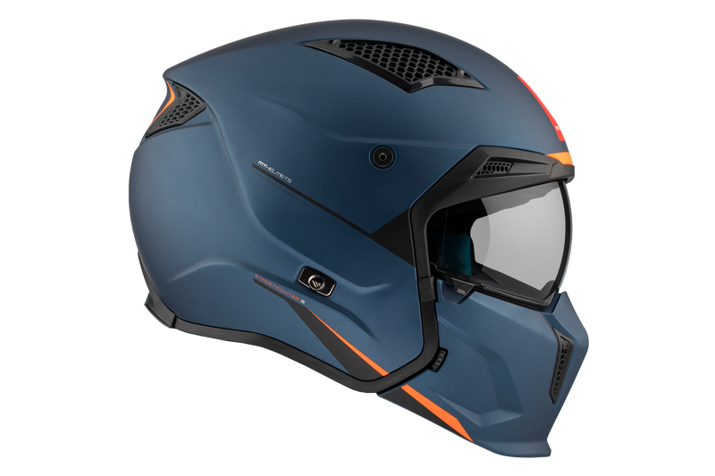 CASCO MT STREETFIGHTER S SV SOLID A7 AZUL MATE