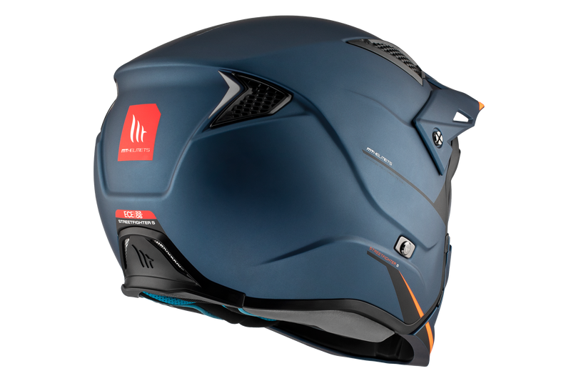 CASCO MT STREETFIGHTER S SV SOLID A7 AZUL MATE