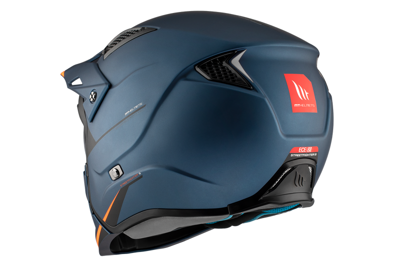 CASCO MT STREETFIGHTER S SV SOLID A7 AZUL MATE