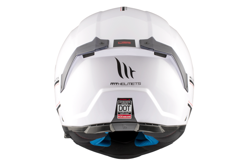 CASCO MT ATOM 2 SV SOLID A0 BLANCO BRILLO