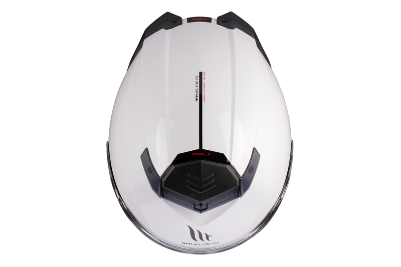 CASCO MT ATOM 2 SV SOLID A0 BLANCO BRILLO