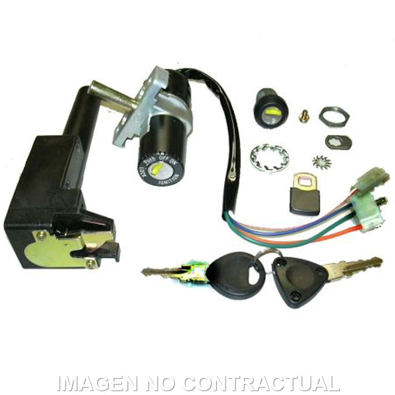 KIT LLAVES CONTACTO, SILLÍN Y GUANTERA APRILIA SR 50 LC-AC