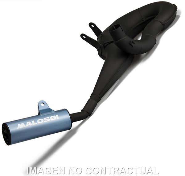 ESCAPE MALOSSI POWER EXHAUST BLACK SOUND VESPA 200