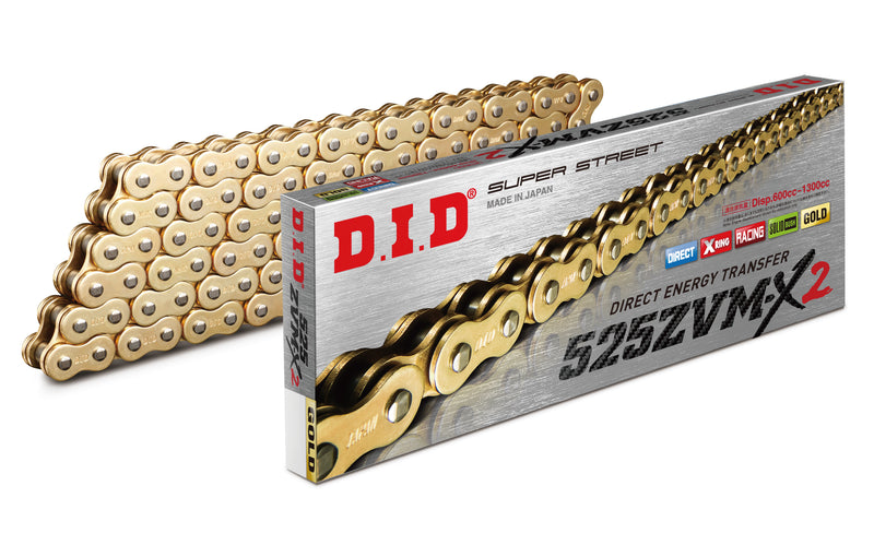 CADENA DID 525 ZVM-X2 (G&G) X 100 R