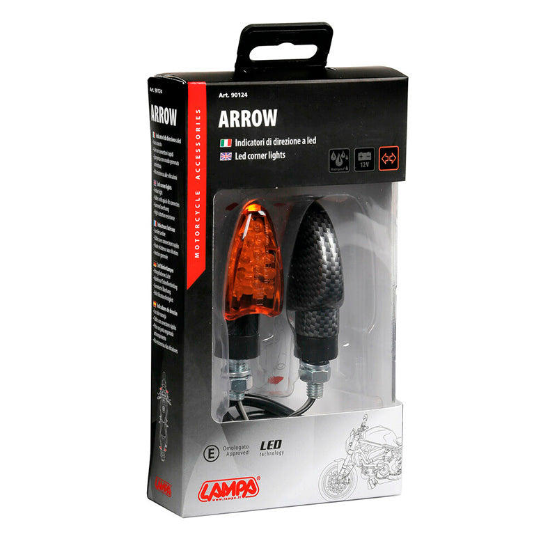 ARROW, INTERMITENTES - 12V LED - CARBON