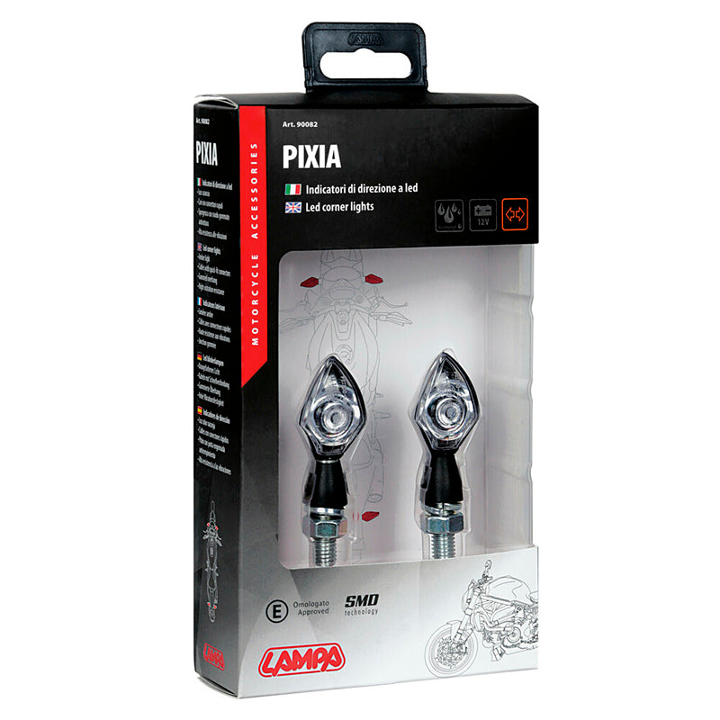 PIXIA, INTERMITENTES CON LED - 12V LED - NEGRO