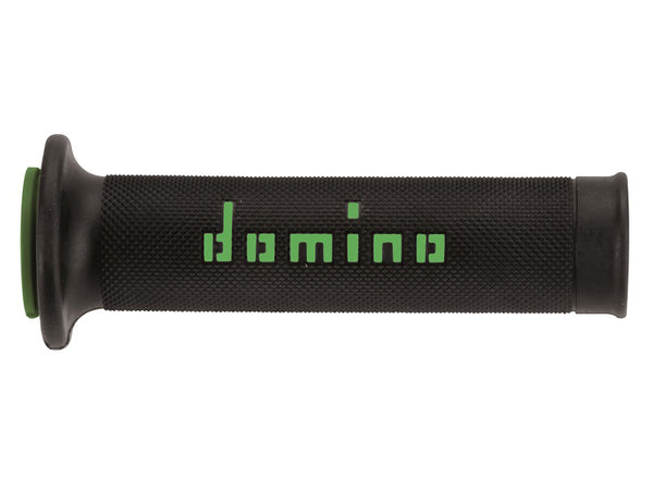 PUÑOS DOMINO ON ROAD NEGRO - VERDE ABIERTOS D 22/26 MM L 120-125 MM