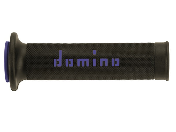 PUÑOS DOMINO ON ROAD NEGRO - AZUL ABIERTOS D 22/26 MM L 120-125 MM