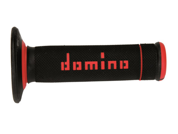 PUÑOS DOMINO OFF ROAD X-TREME NEGRO - ROJO CERRADOS D 22 MM L 118 MM