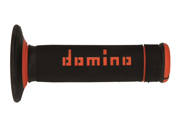 PUÑOS DOMINO OFF ROAD X-TREME NEGRO - NARANJA CERRADOS D 22 MM L 118 MM