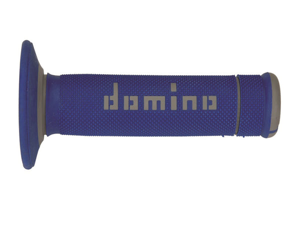 PUÑOS DOMINO OFF ROAD X-TREME AZUL - GRIS CERRADOS D 22 MM L 118 MM