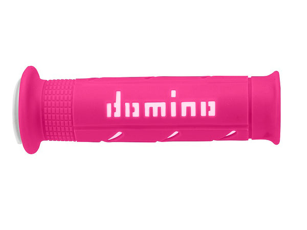 PUÑOS DOMINO XM2 SUPER SOFT FUCSIA/BLANCO ABIERTOS D 22 MM L 120-125 MM