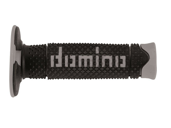 PUÑOS DOMINO DSH OFF ROAD NEGRO - GRIS CERRADOS D 22 MM L 120 MM