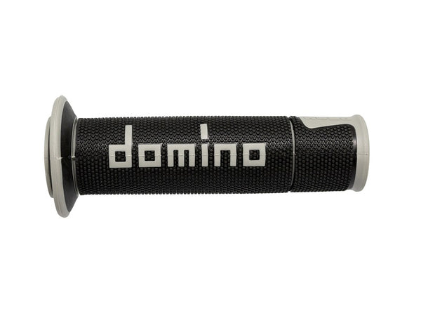 PUÑOS DOMINO ON ROAD RACING NEGRO/GRIS ABIERTOS D 22 MM L 120 MM