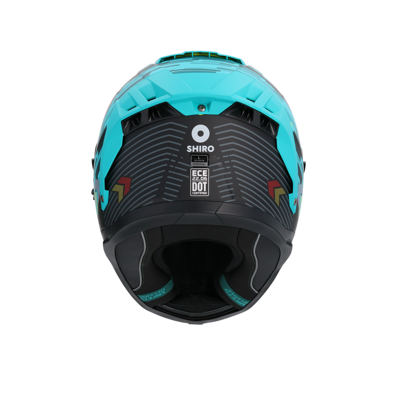 CASCO SHIRO ALPHA RACER ONE BLUE