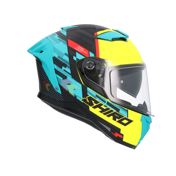 CASCO SHIRO ALPHA RACER ONE BLUE