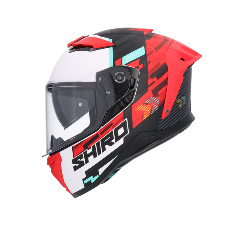 CASCO SHIRO ALPHA RACER ONE RED