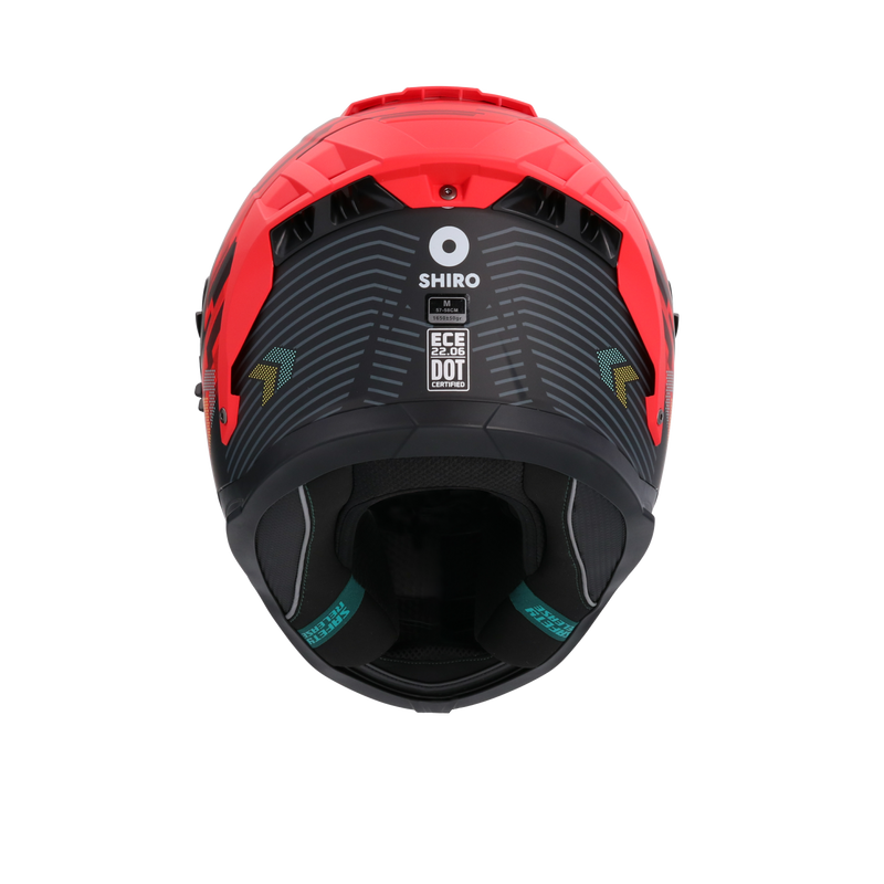 CASCO SHIRO ALPHA RACER ONE RED