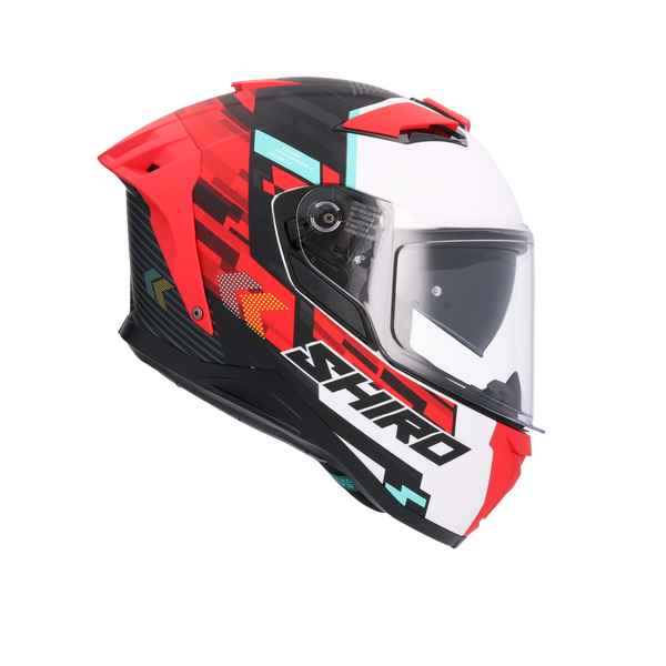 CASCO SHIRO ALPHA RACER ONE RED