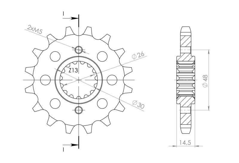 PIÑÓN SUPERSPROX HONDA 530 X 15  - CST339X15