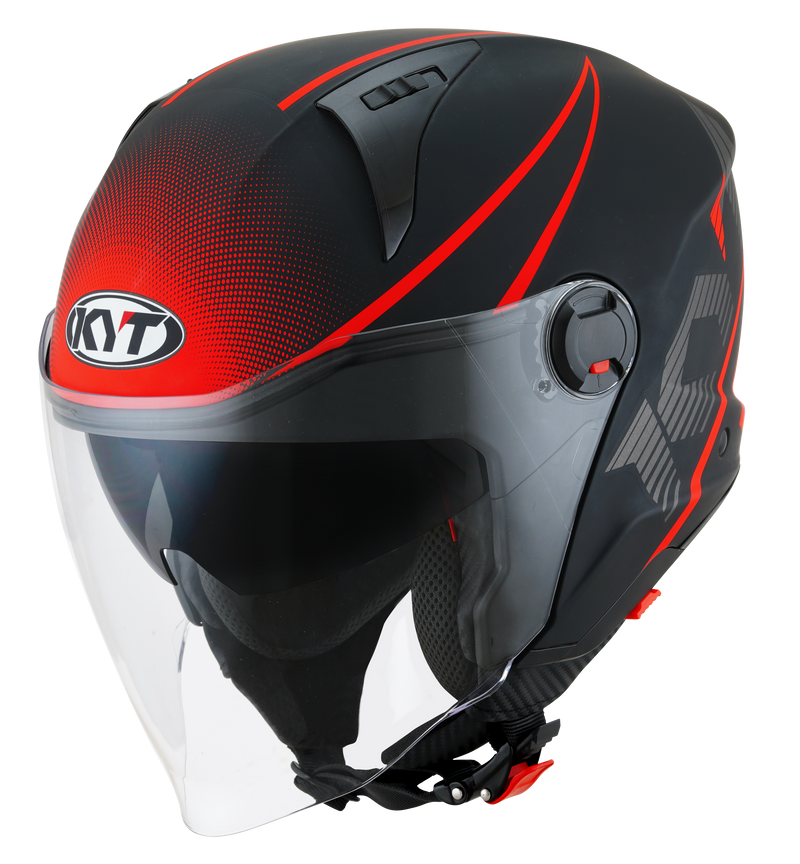 CASCO KYT D-CITY COLORFUL MATT RED