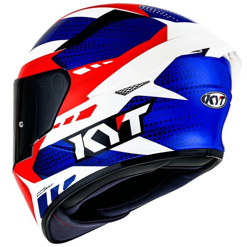 CASCO KYT TT-COURSE GEAR BLUE/RED