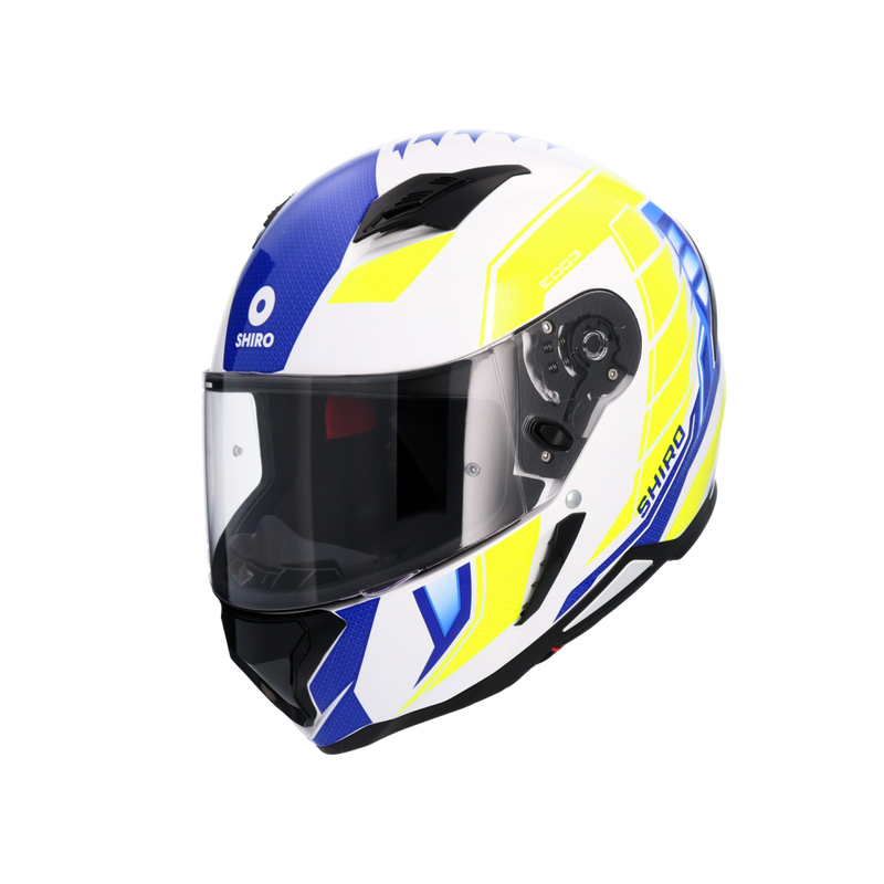 CASCO SHIRO HUNTER EDGE BLUE/YELLOW