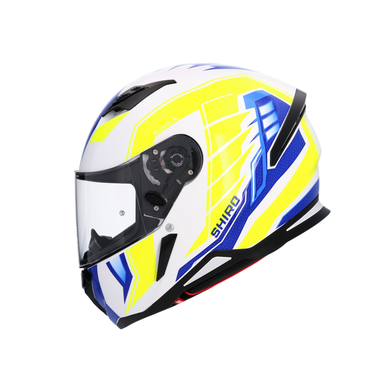 CASCO SHIRO HUNTER EDGE BLUE/YELLOW