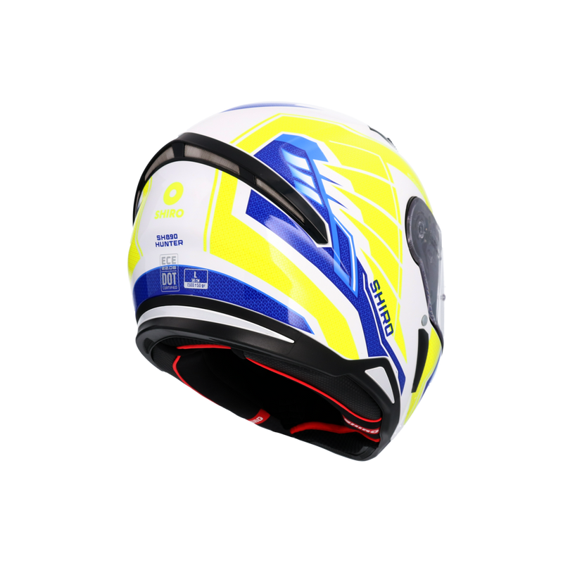 CASCO SHIRO HUNTER EDGE BLUE/YELLOW