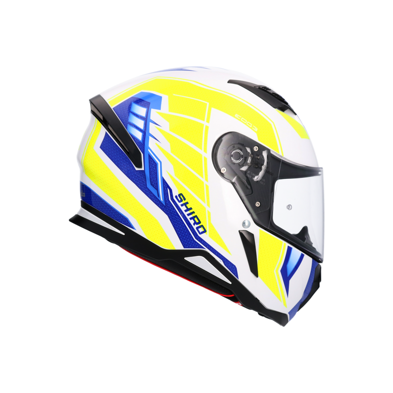 CASCO SHIRO HUNTER EDGE BLUE/YELLOW