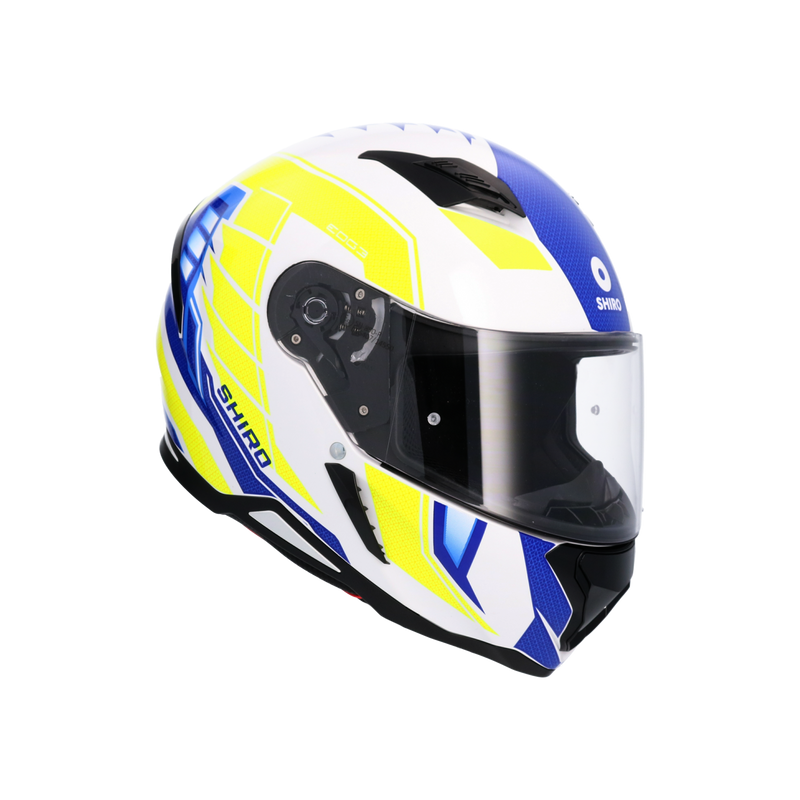 CASCO SHIRO HUNTER EDGE BLUE/YELLOW