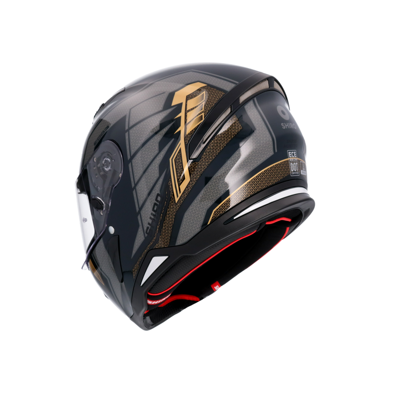CASCO SHIRO HUNTER EDGE BLACK/GOLD