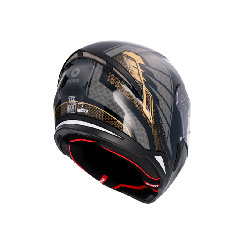 CASCO SHIRO HUNTER EDGE BLACK/GOLD