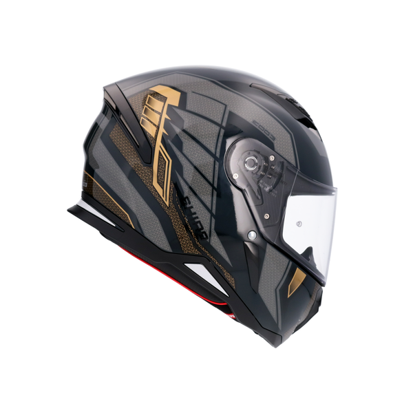 CASCO SHIRO HUNTER EDGE BLACK/GOLD