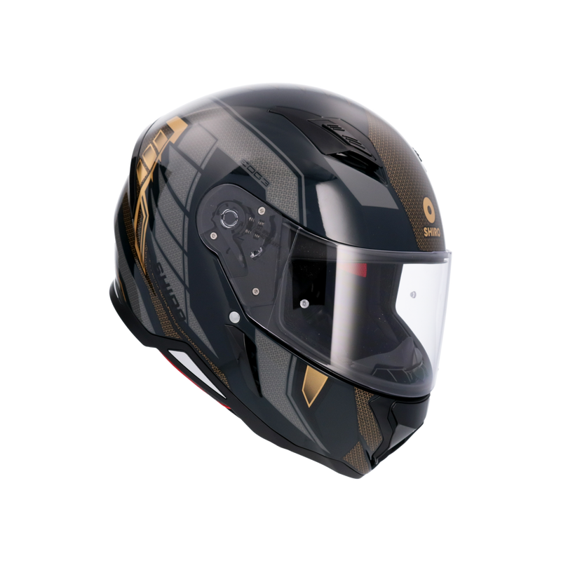 CASCO SHIRO HUNTER EDGE BLACK/GOLD