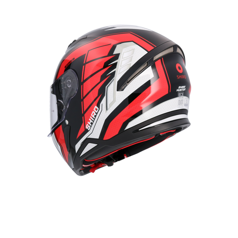 CASCO SHIRO HUNTER EDGE BLACK/RED