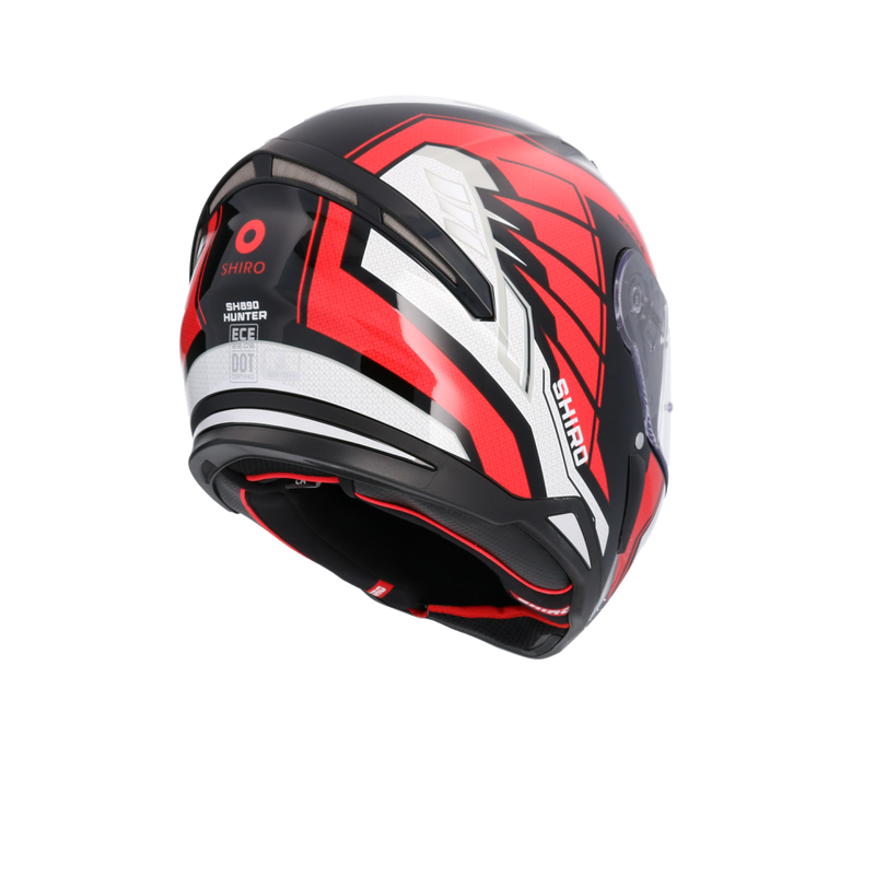 CASCO SHIRO HUNTER EDGE BLACK/RED