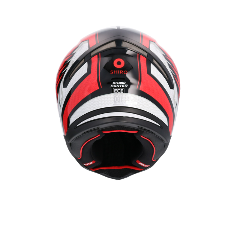 CASCO SHIRO HUNTER EDGE BLACK/RED