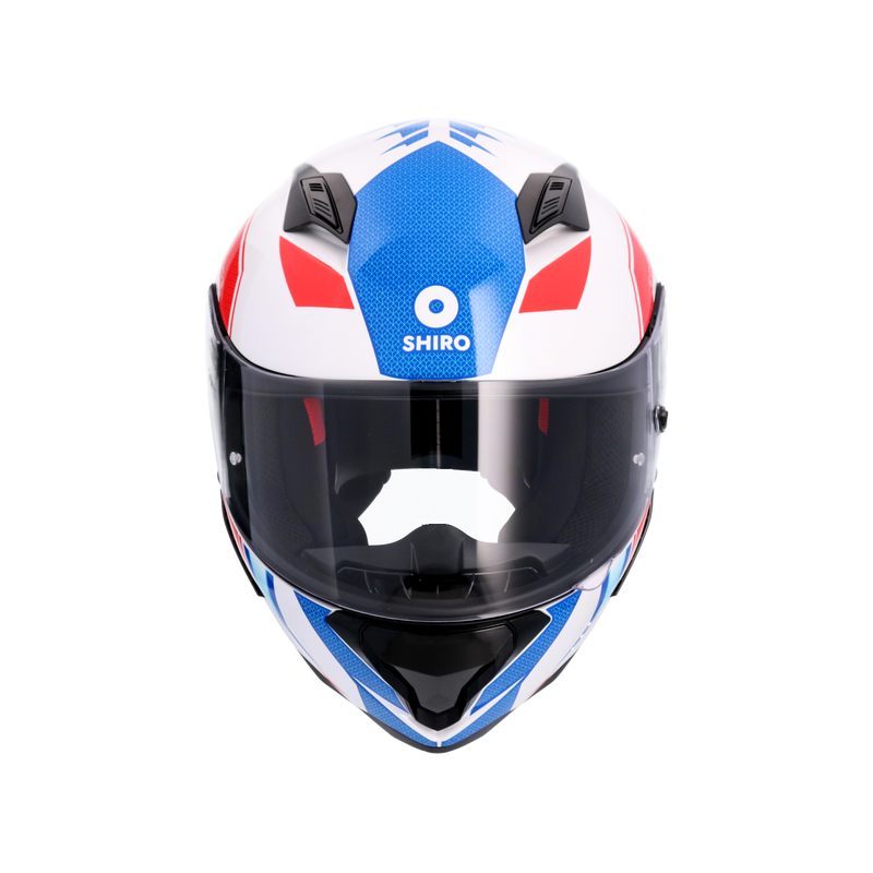 CASCO SHIRO HUNTER EDGE BLUE/RED
